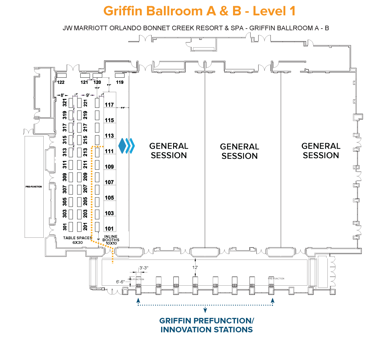 NAMMBA Connect 2023 Exhibitor Floorplan